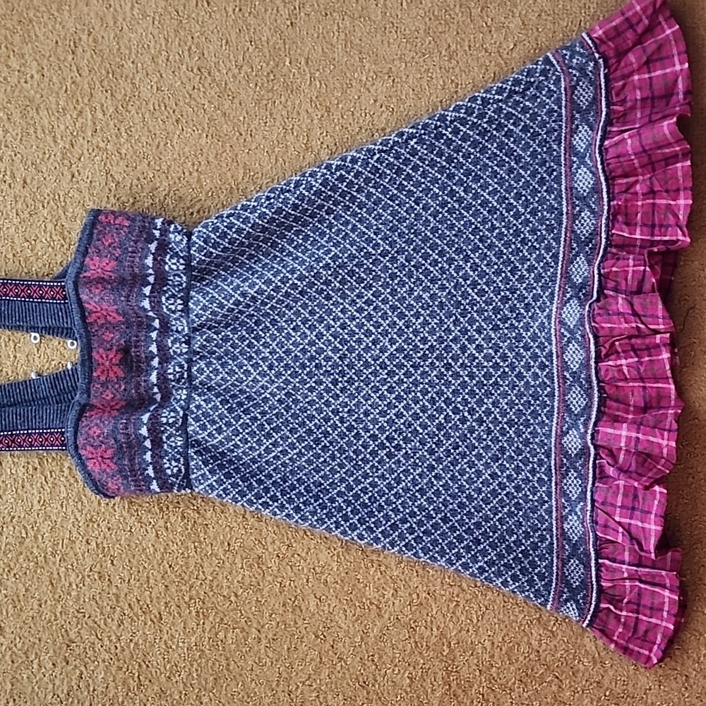 Free People Grey and Burgundy Wool Nylon Casual Dress, XS - Picture 12 of 12
